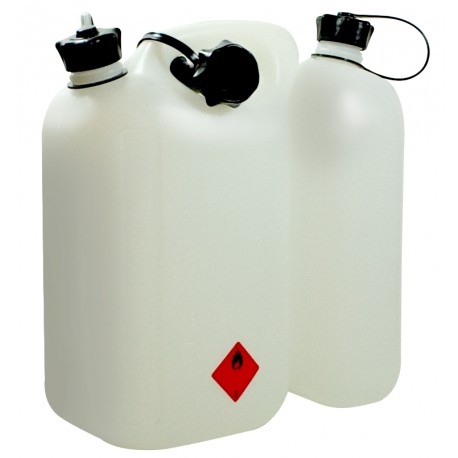 Bidon double usage blanc (6 L + 3 L)