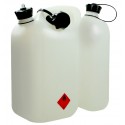 Bidon double usage blanc (6 L + 3 L)