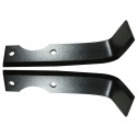 Couteau de de fraise pour motoculteur Agria / Solo / Staub 210 mm (sarcleur) Conditionnement par paire