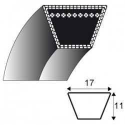 Courroie B100 - 17 x 2540 mm