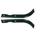 Couteau de fraise pour motoculteur Honda / Husqvarna / Iseki / Kubota / Mitsubishi 195 mm (bineur) Conditionnement par paire