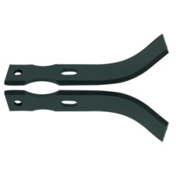 Couteau de fraise pour motoculteur universel 195 mm (bineur réversible) Conditionnement par paire